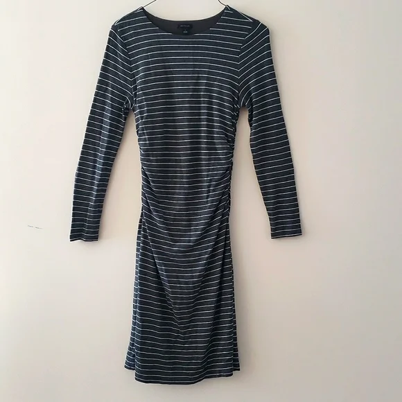 ann taylor striped maxi dress Ann Taylor Wrap Dress Ann Taylor LOFT Navy Striped Strappy Maxi Dress Size Medium